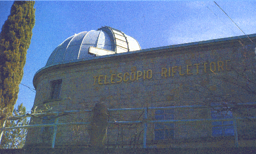 L'esterno dell'osservatorio di Capodimonte