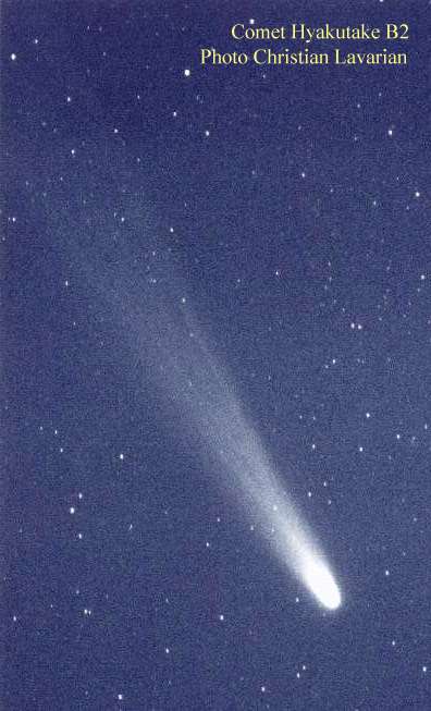 La cometa Hyakutake