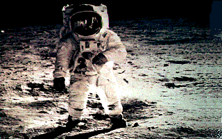 Buzz Aldrin sulla Luna