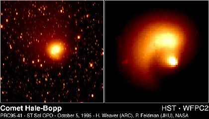 La cometa Hale-Bopp