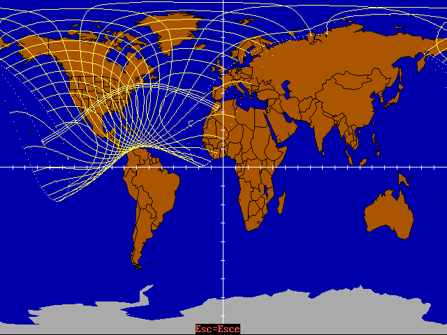 Mappa dell'eclisse