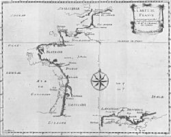 Carte de France corrigée par ordre du Roy